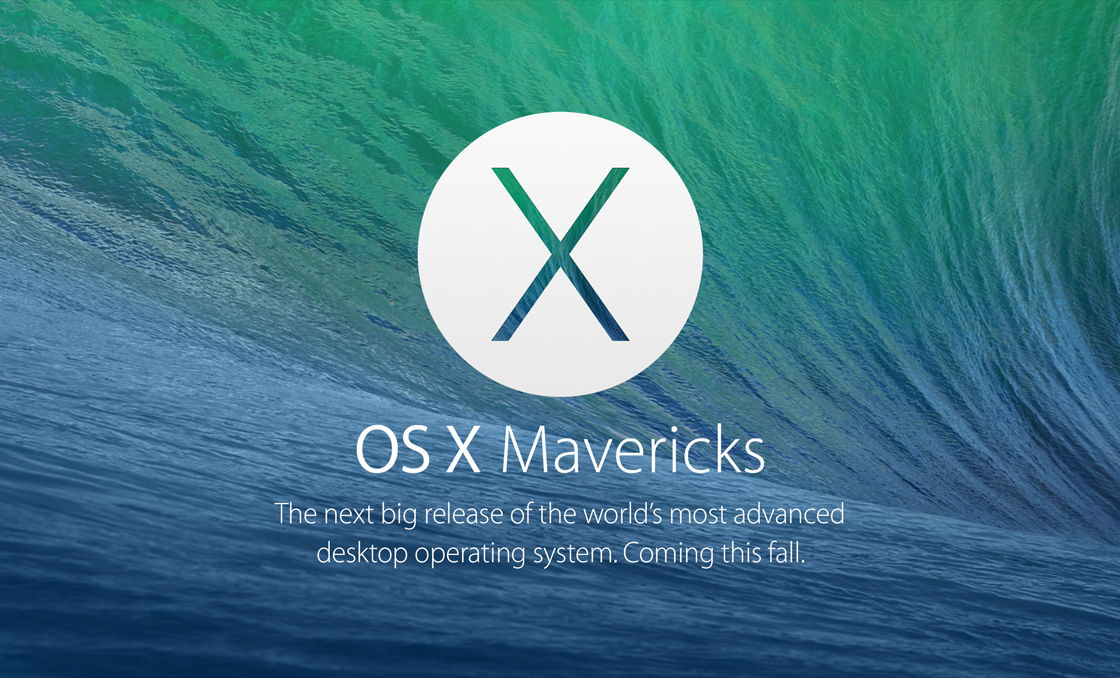 WWDC 2013 OS X Mavericks Apple Poster